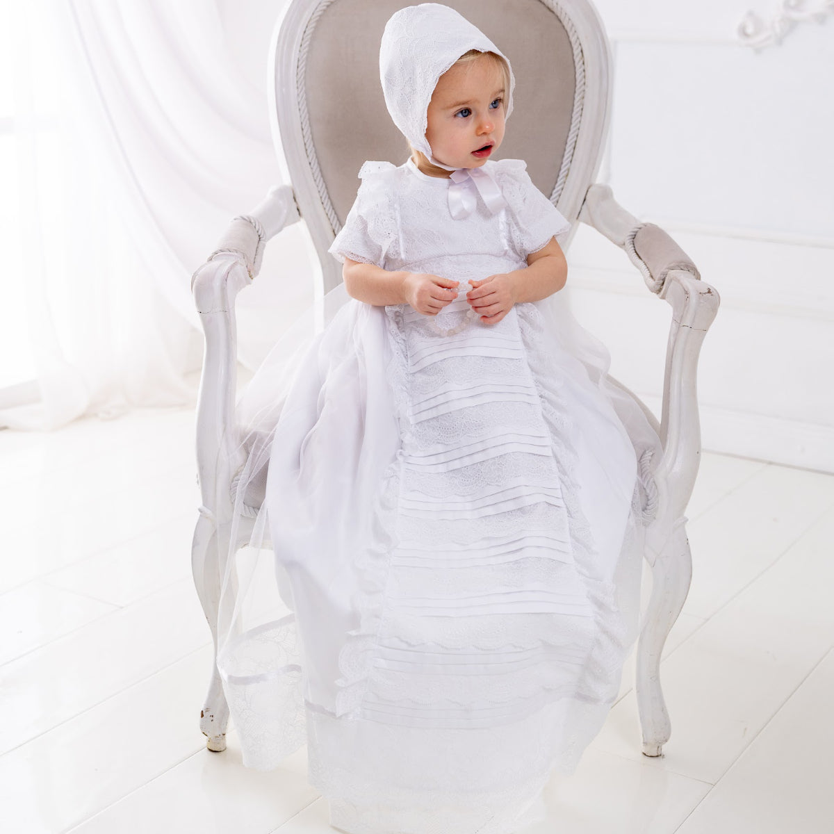 HEIRLOOM Long Baptism Gown for Boys & Girls