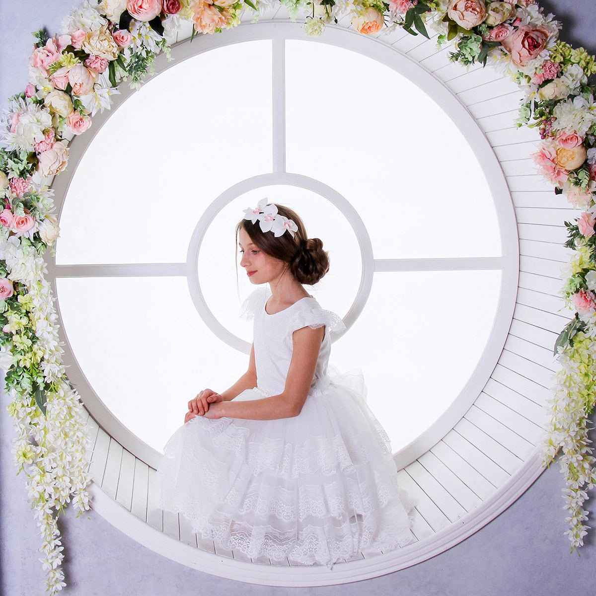 BELLA Luxury Lace Flower Girl Dress