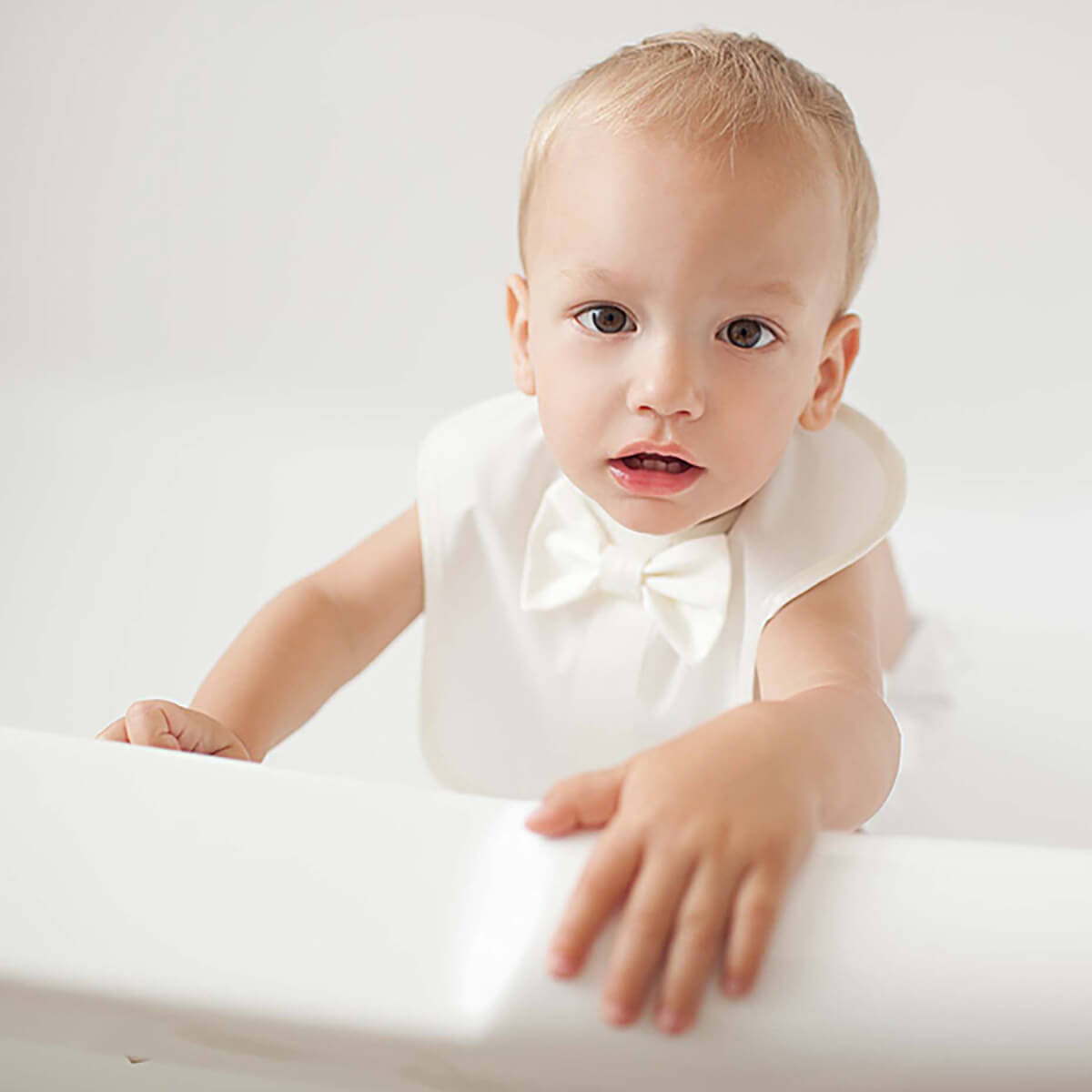 Baptism Bib on a white background
