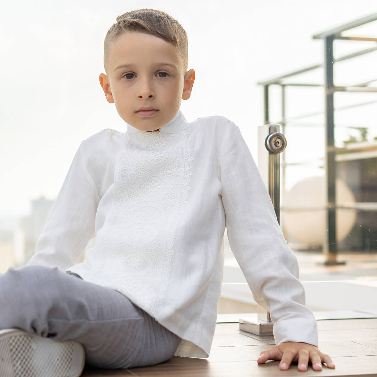 Boys Stylish Linen Shirt