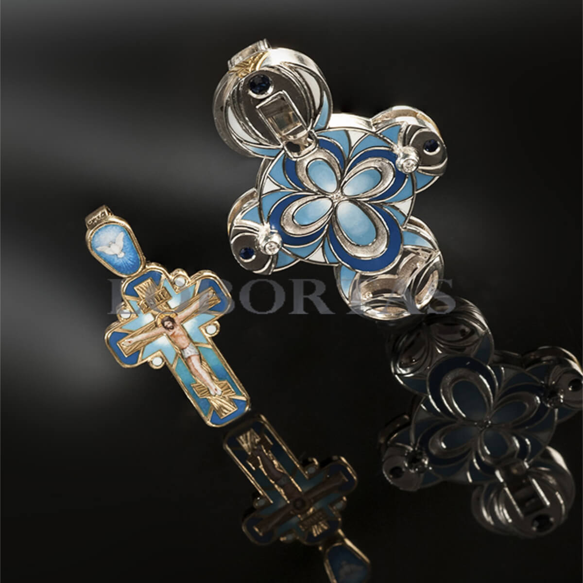 UNITY Double Cross Heirloom Pendant – 2-in-1 Baptism Cross