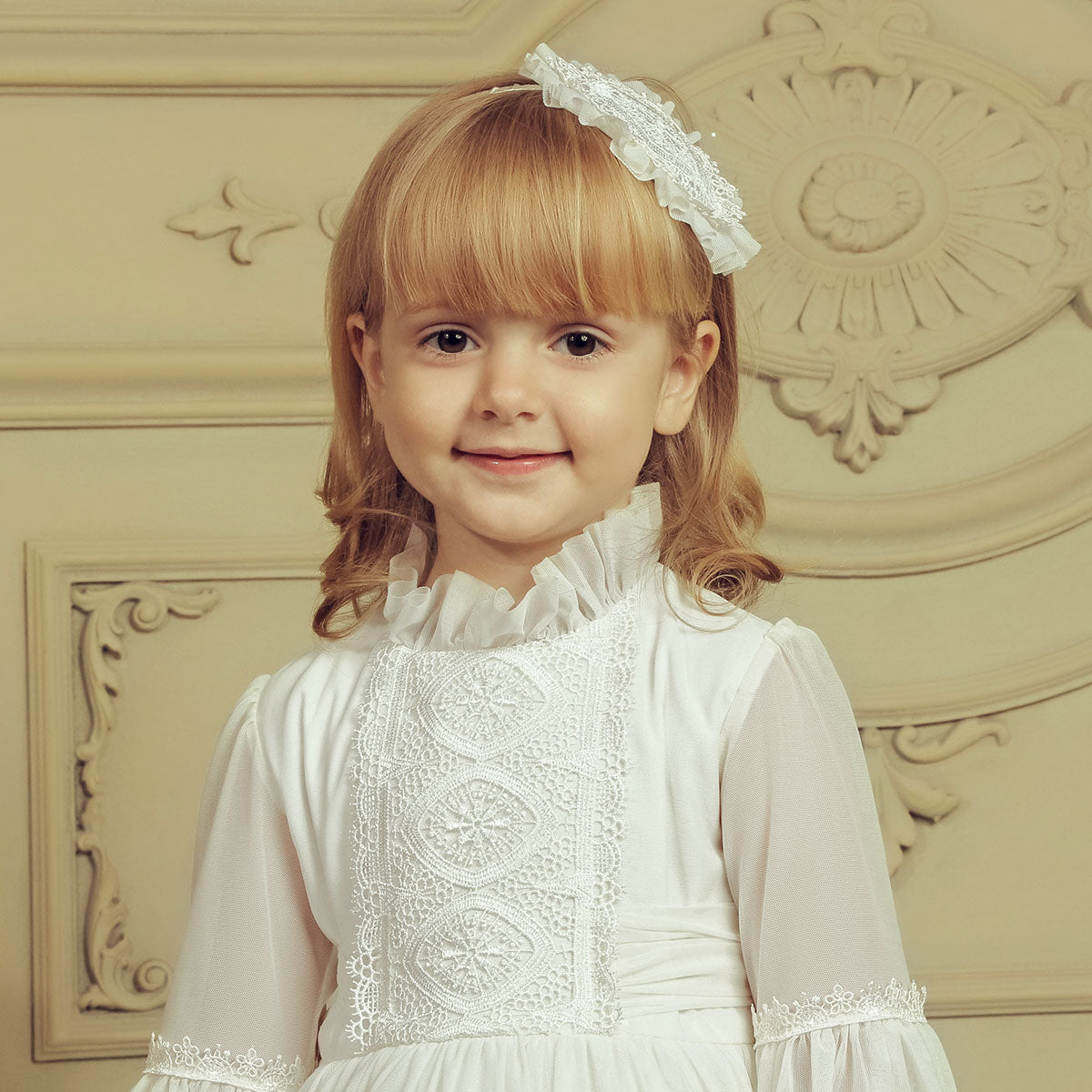 ELIZABETH Headband with Detachable Veil