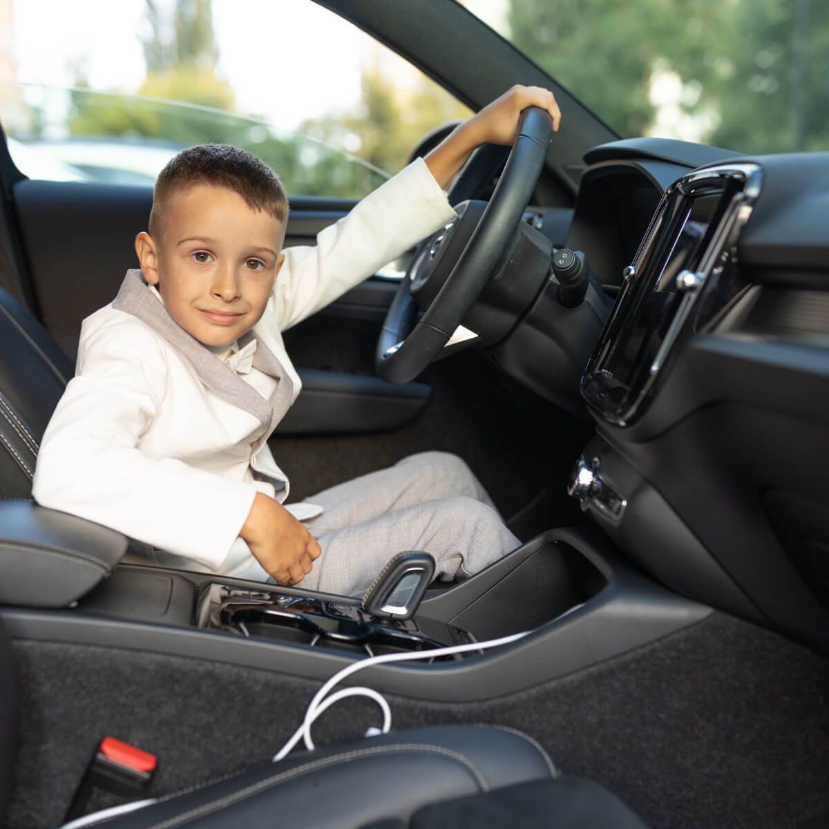FELIX First Communion Linen Suit - 4 Piece Outfit