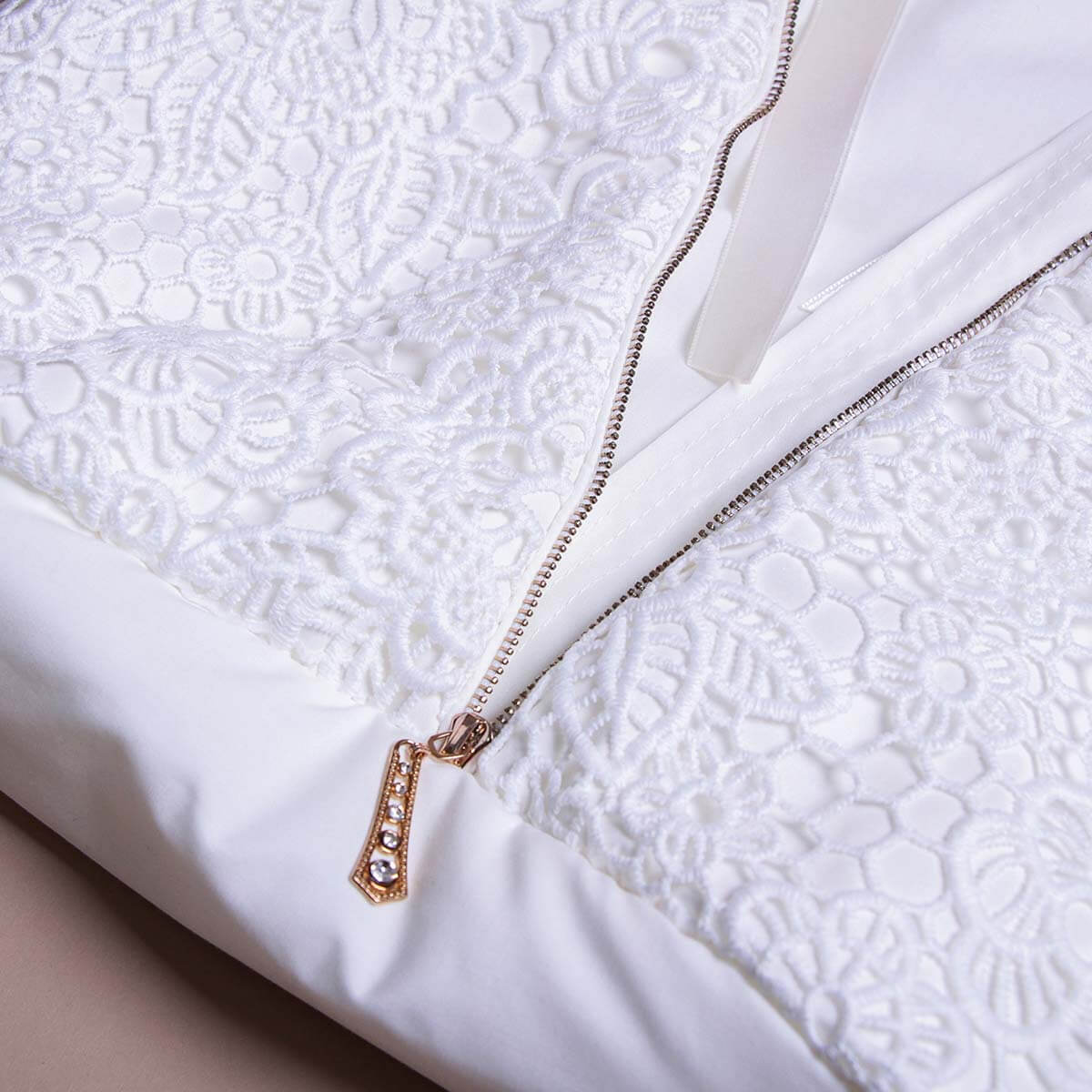 Close-up of Sleeping sack with hat for summer