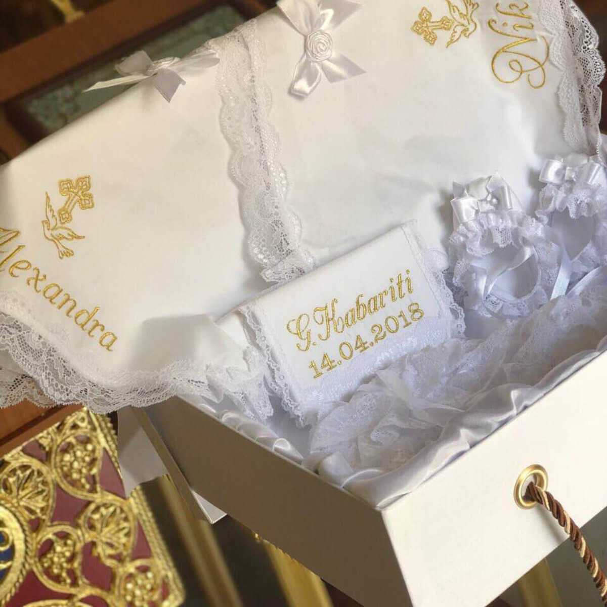 Candle Wrap Godparents Message or Blessing