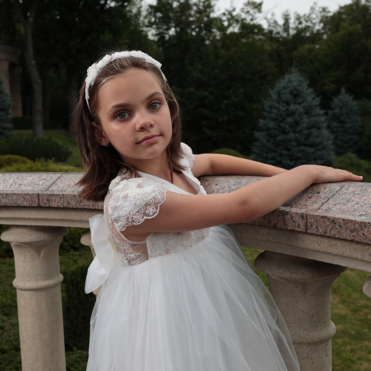 GRACE Headband with Flowers