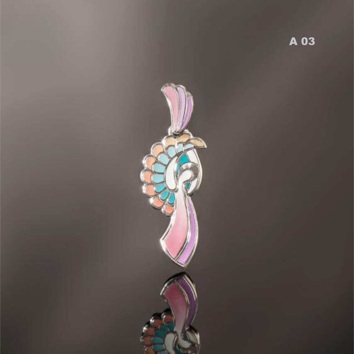 CELESTIA LIGHT Guardian Angel Pendant – Handcrafted Enamel Gift