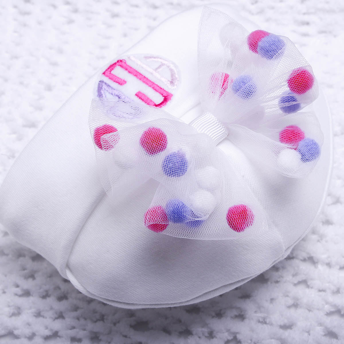 AMORE Bow Beanie - Personalized Baby Hat
