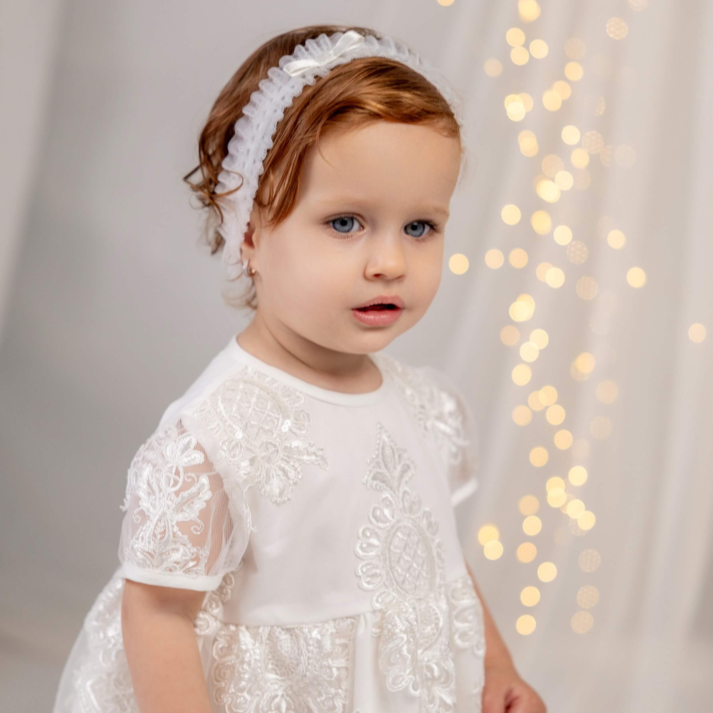 Baby Girl Lace dress with Headband