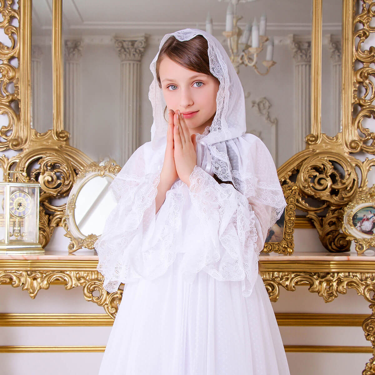 KIDS Church Hooded Veil