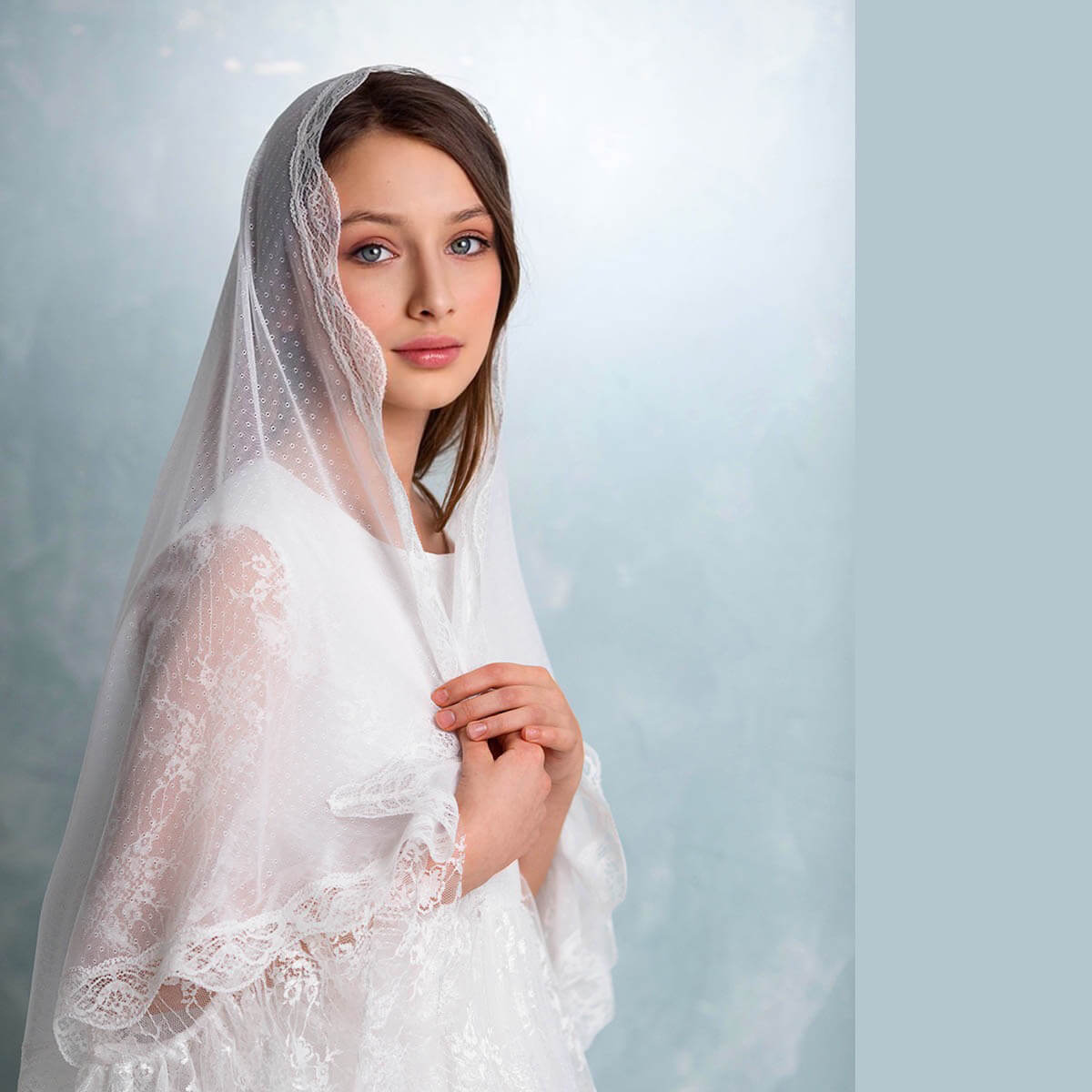 MAYA Ivory Lace Communion Dress
