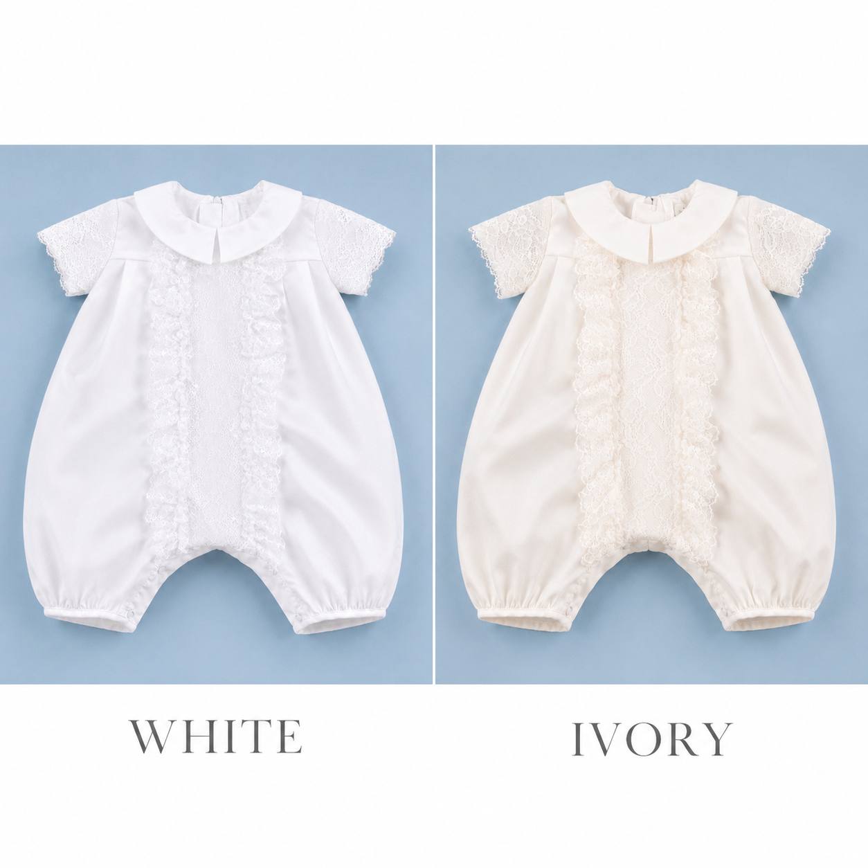 DANIEL Baby Boy Baptism Bubble Romper