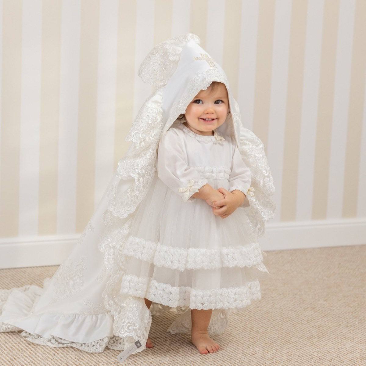 ROSIE Baptism Dress for Girls