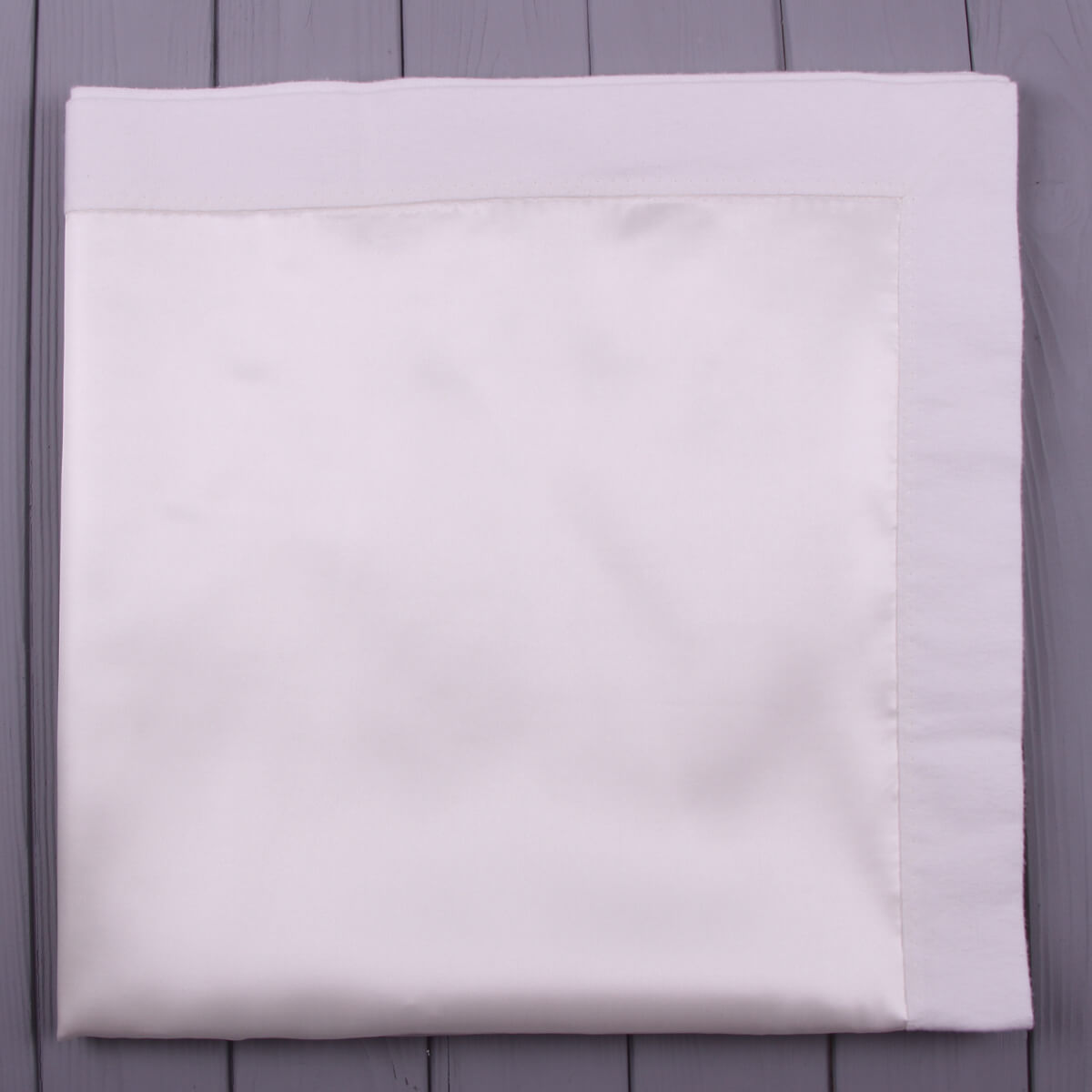 SATIN Baptism Baby Blanket