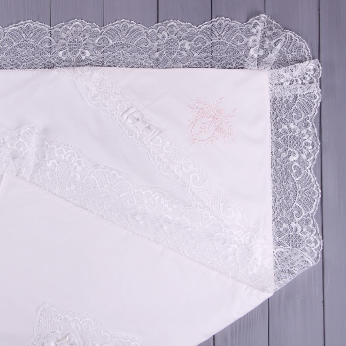 SOPHIE Lace Receiving Blanket