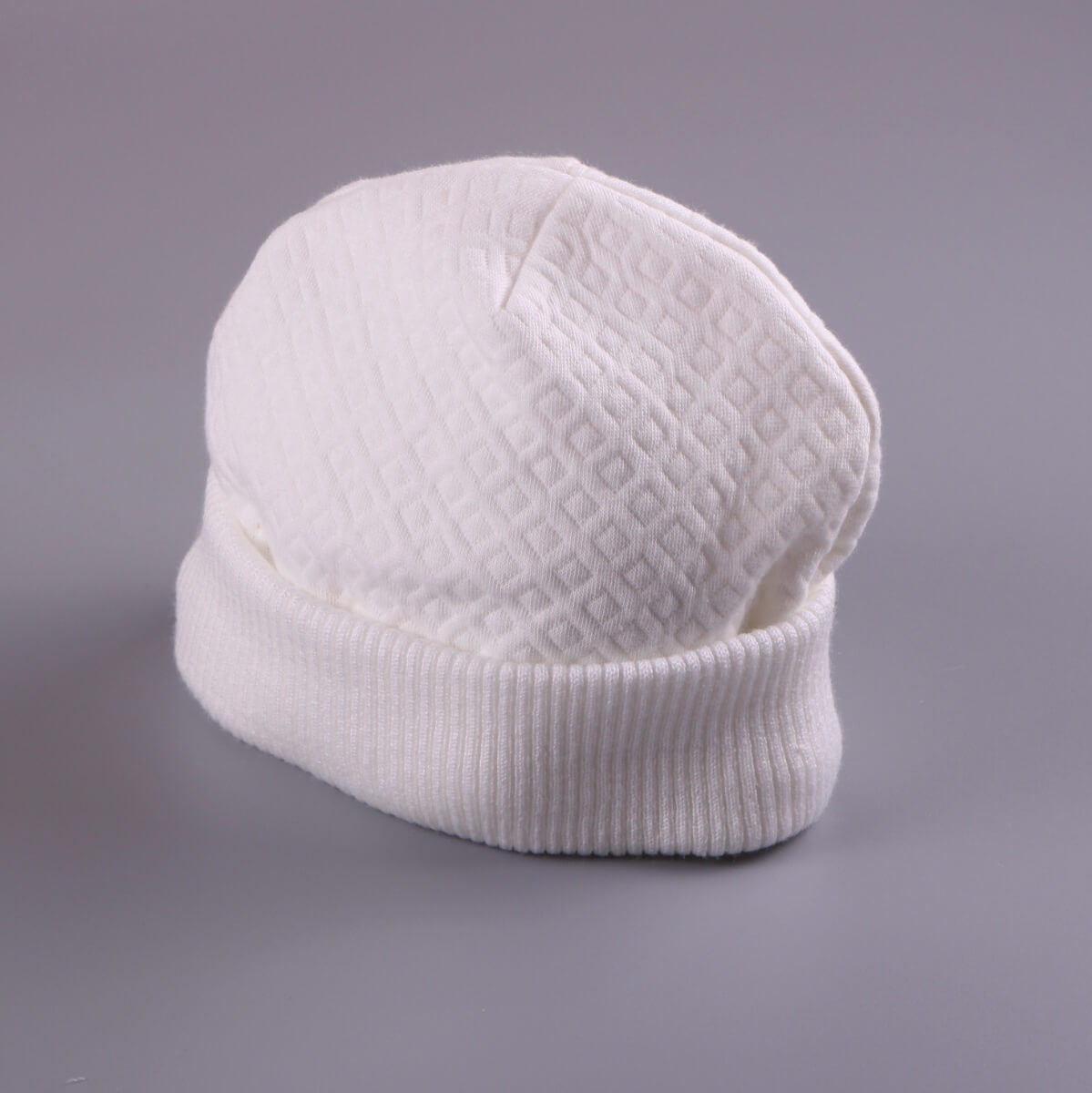 Boy Baptism Hat on a gray background
