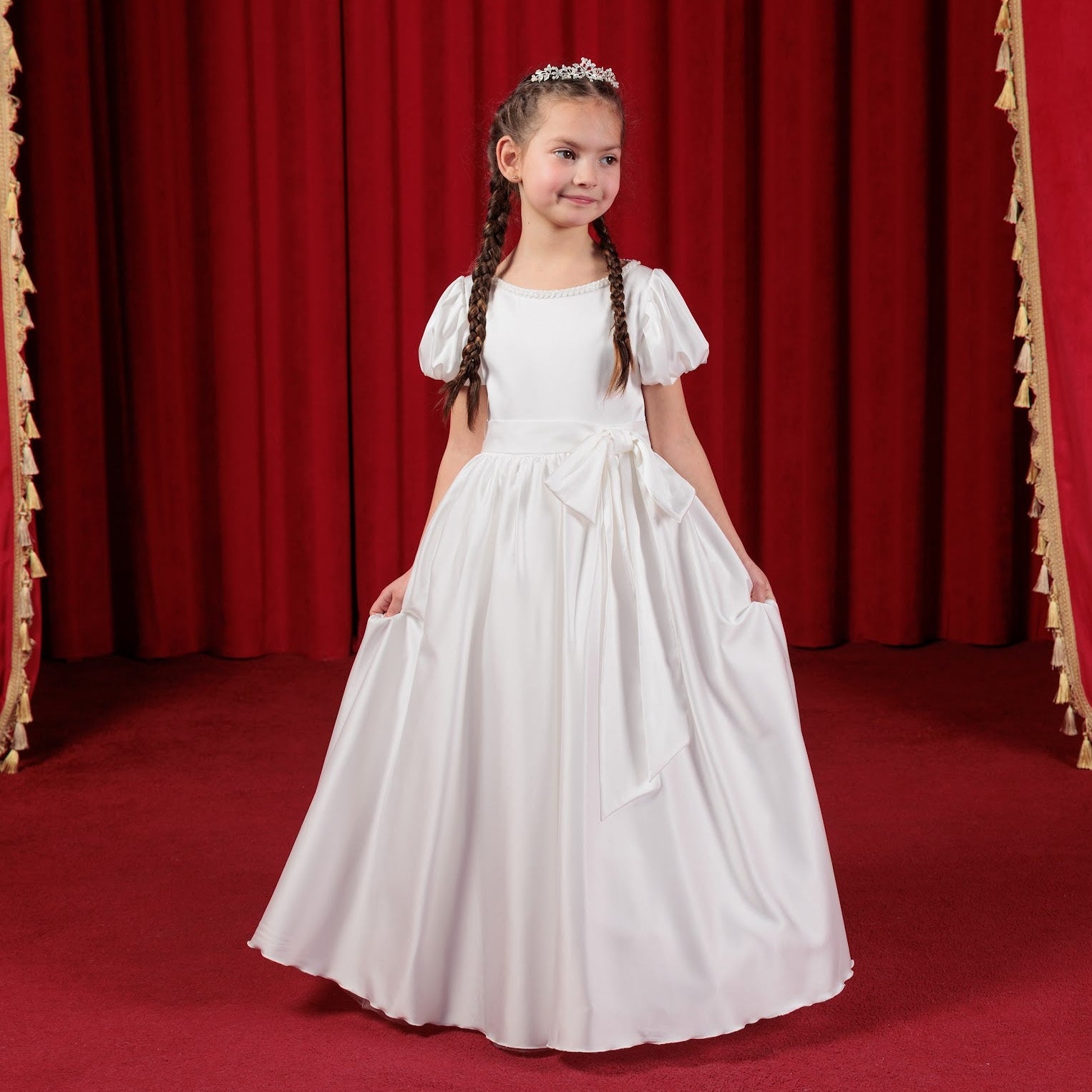 Simple Flower Girl Dresses for Toddlers | Battesimo Simple Flower Girl Dresses for Toddlers | Battesimo