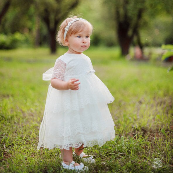 BELLA Luxury Lace Flower Girl Dress