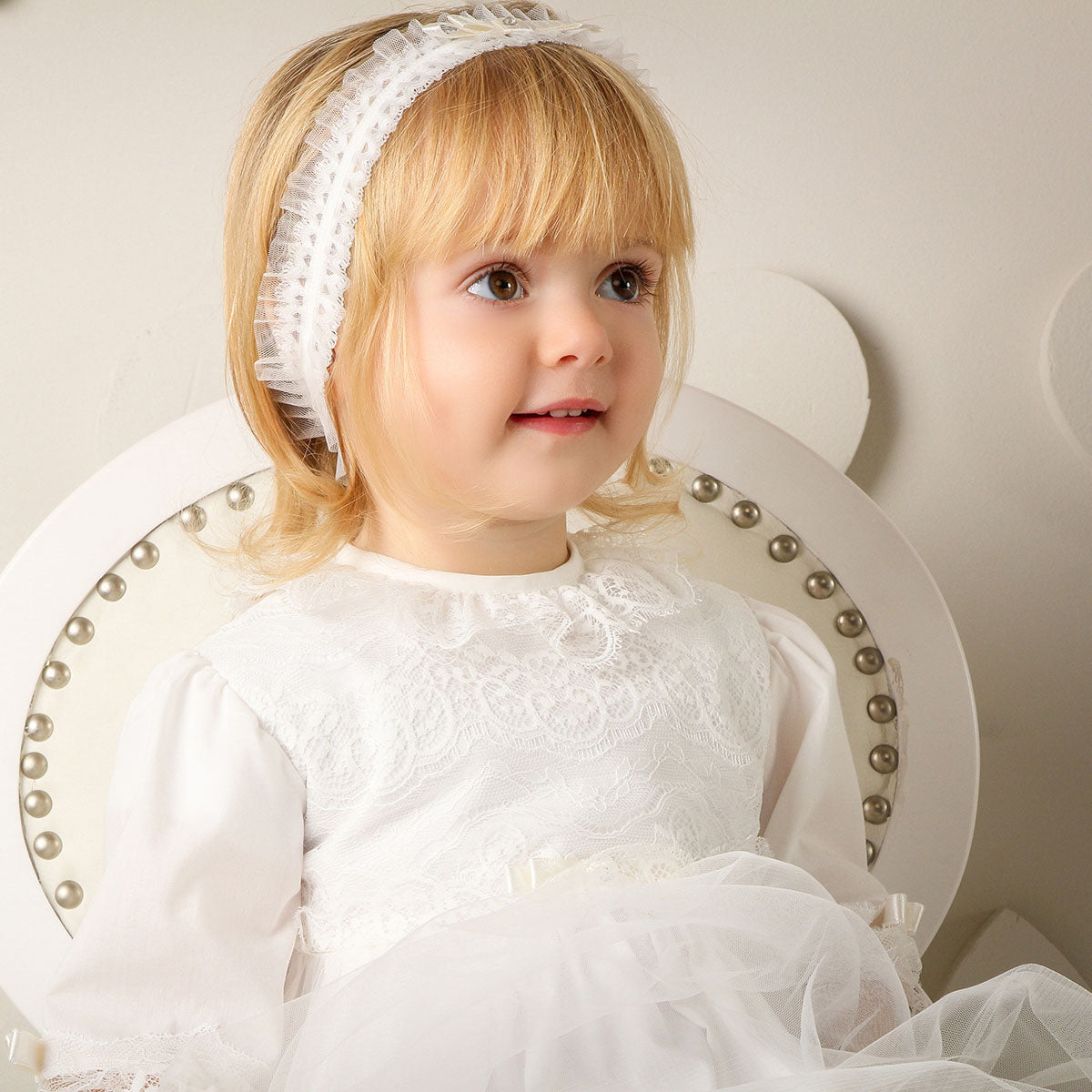 BELLA Baby Headband with Silk Bow