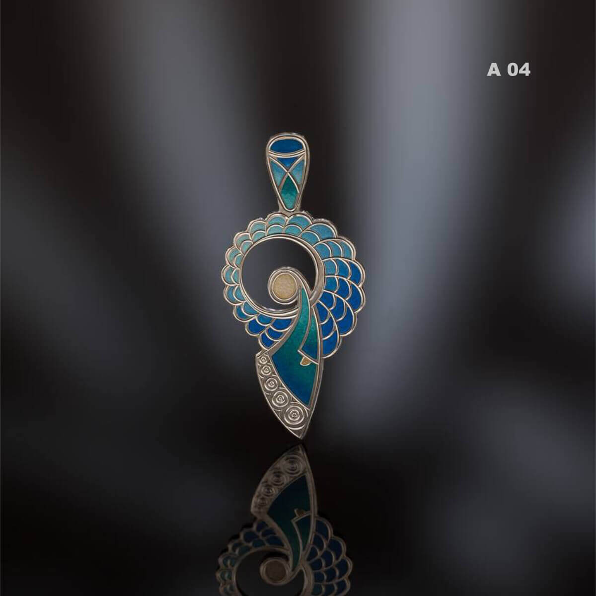 Handmade Guardian Angel Pendant for First Communion