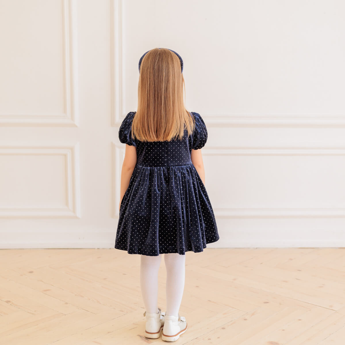 VALERI Velvet Party Dress for Girl – Crystal Holiday Dress