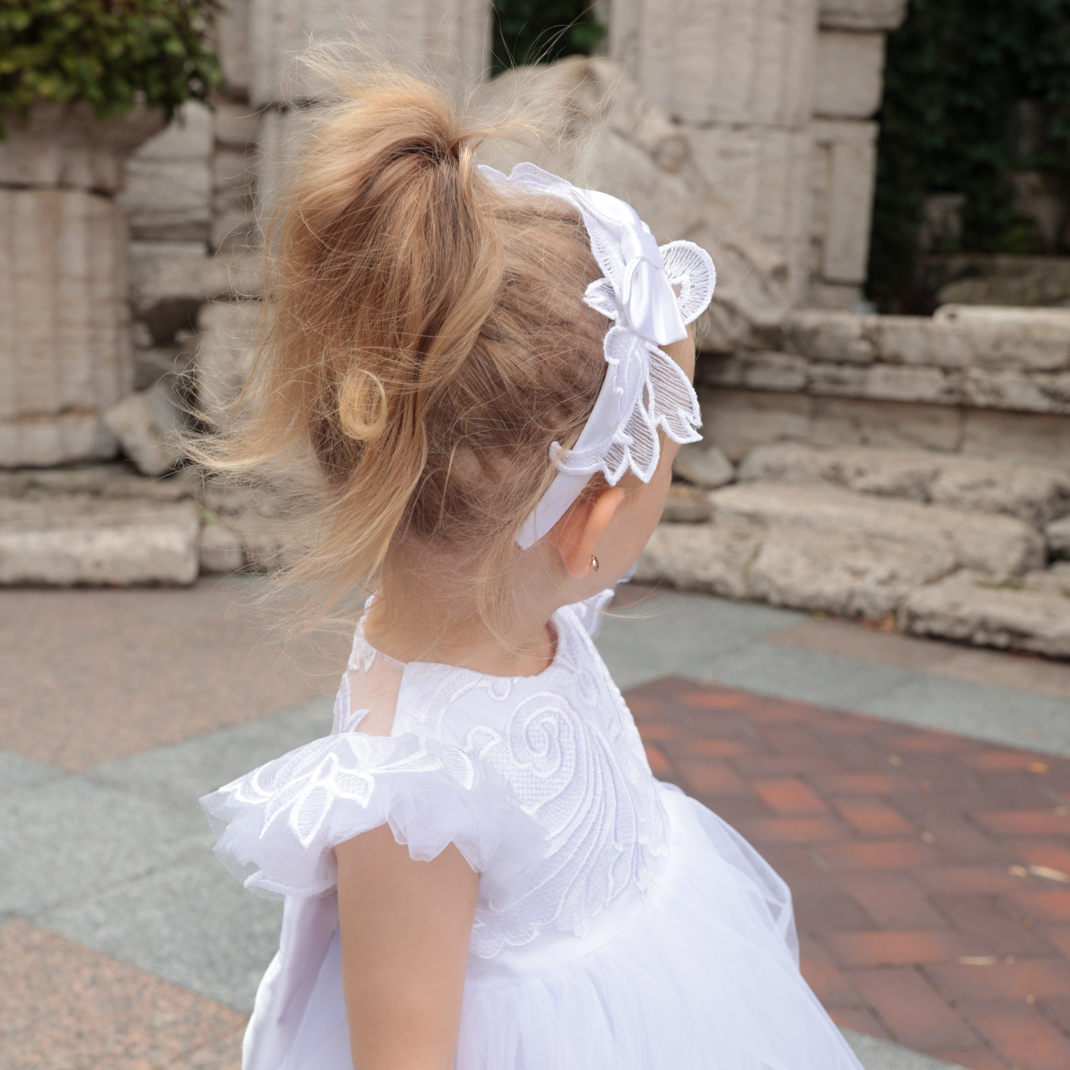 CHLOE Tulle Flower Girl Dress with Bow