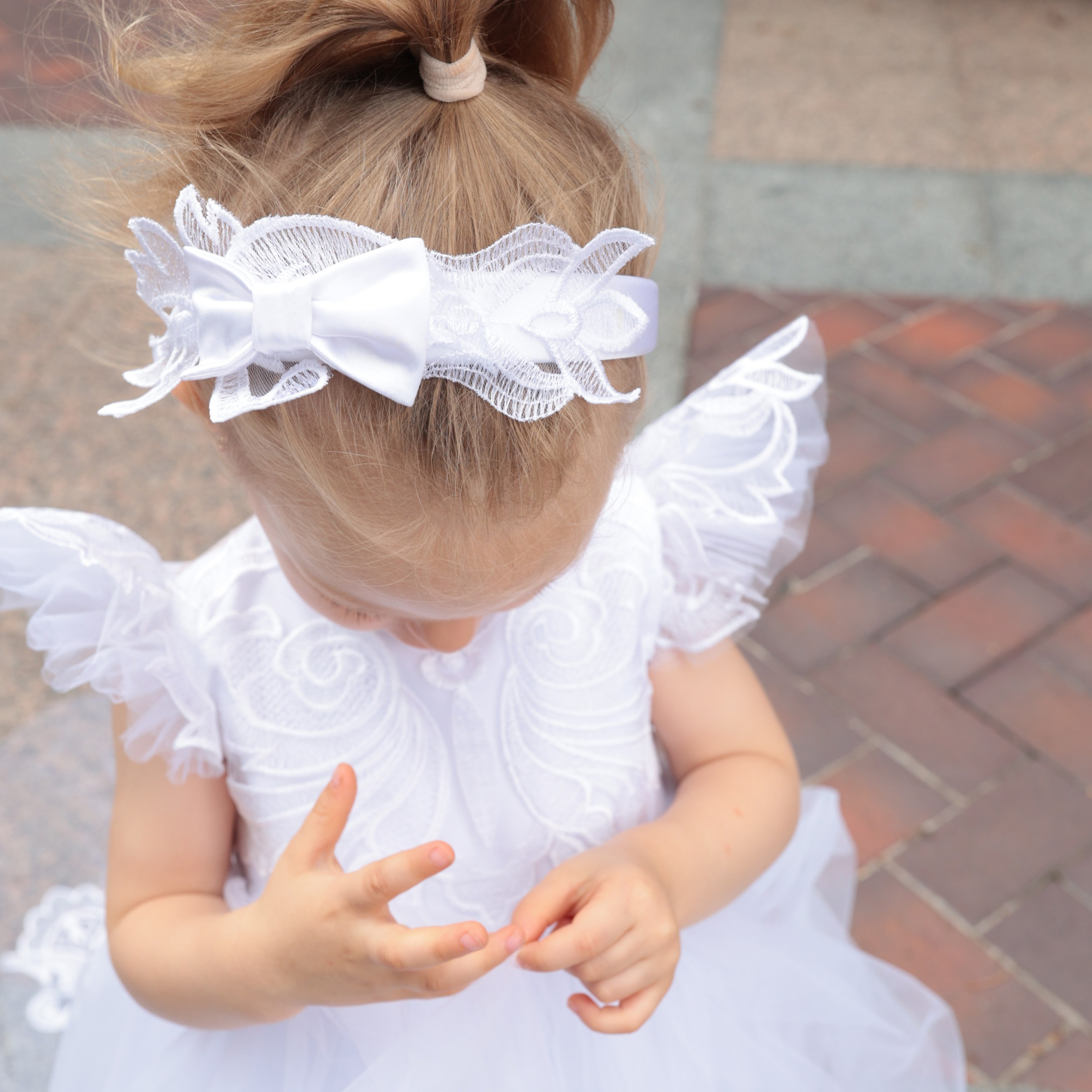 CHLOE Tulle Flower Girl Dress with Bow