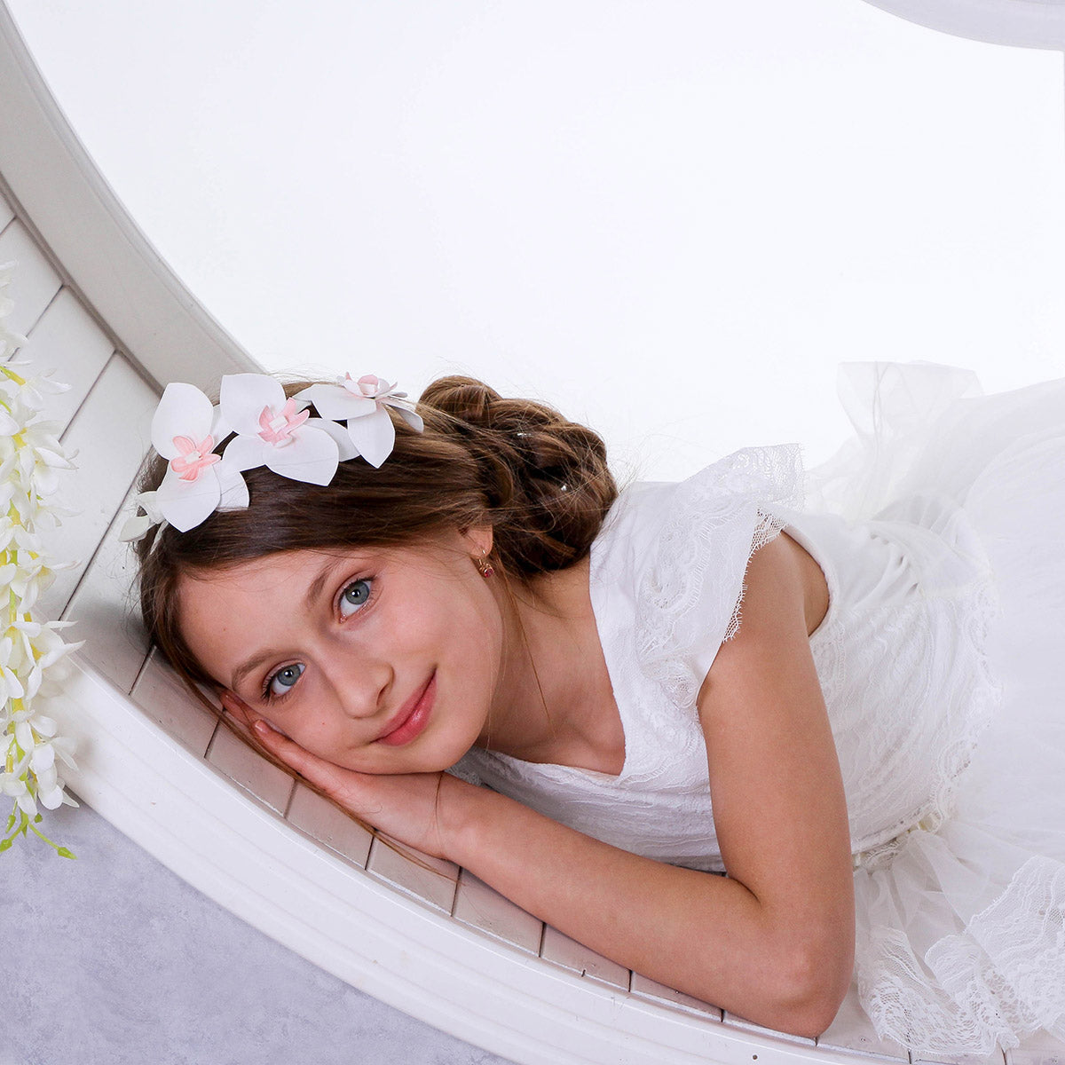 BELLA Luxury Lace Flower Girl Dress