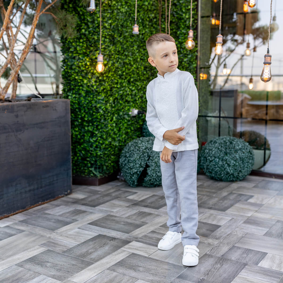Boys Stylish Linen Shirt