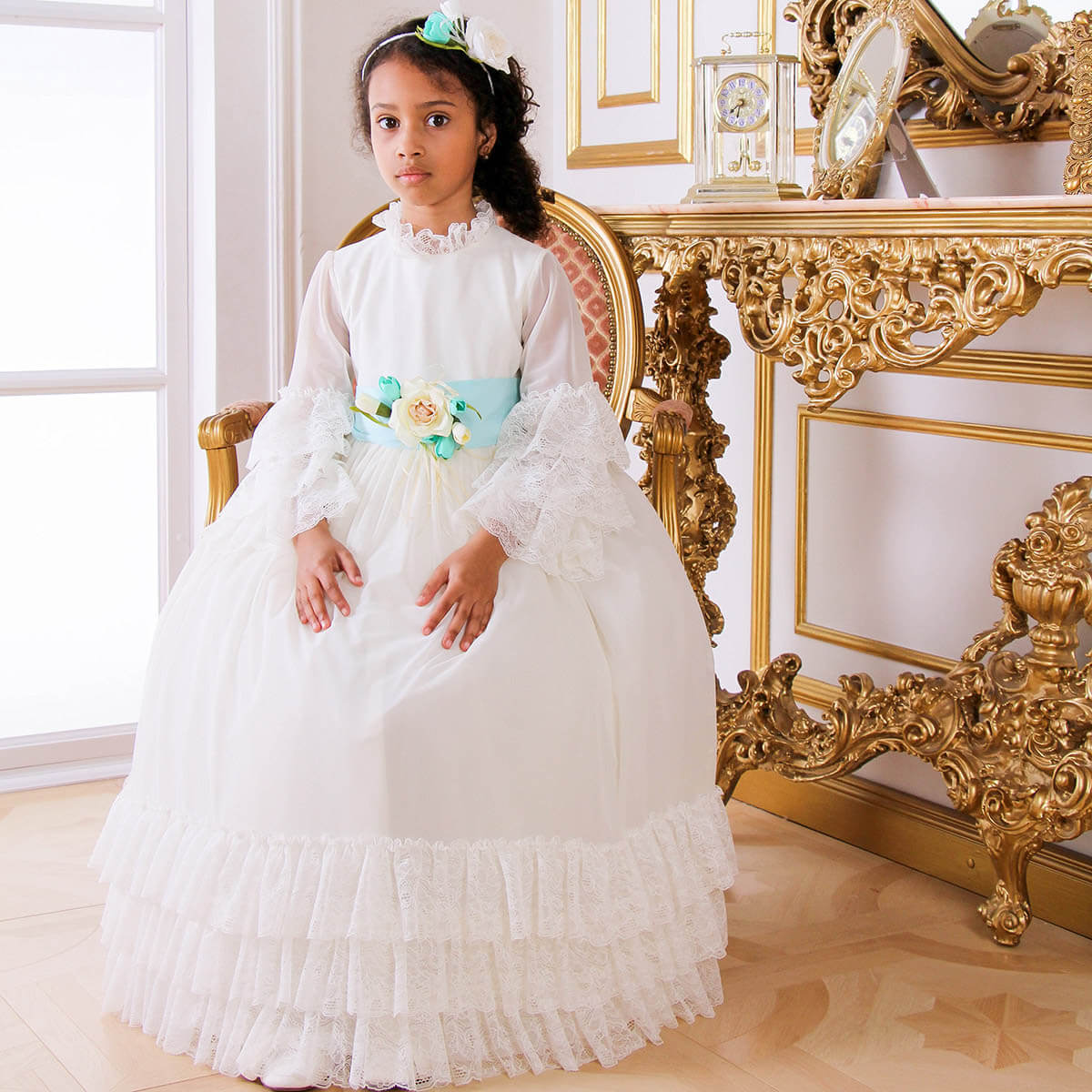 CHLOE Lace Communion Dress
