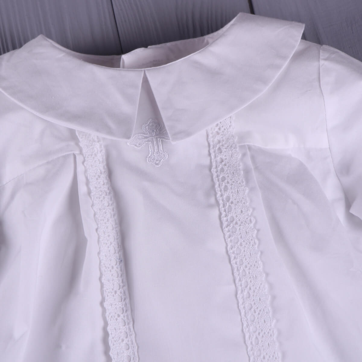 CHRISTENING Bubble Romper with Hat