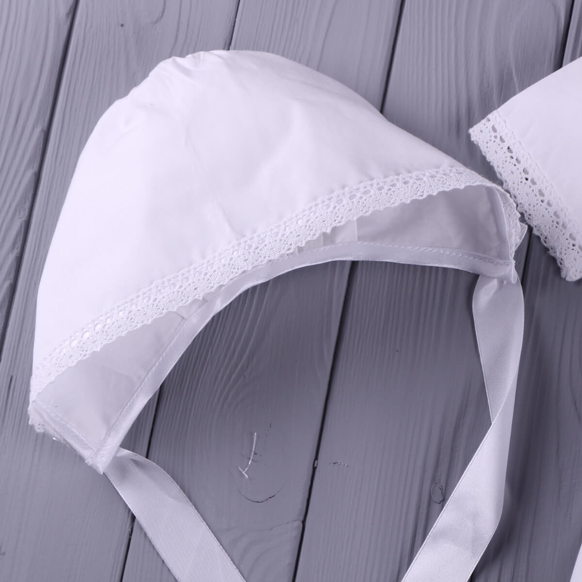 CHRISTENING Bubble Romper with Hat