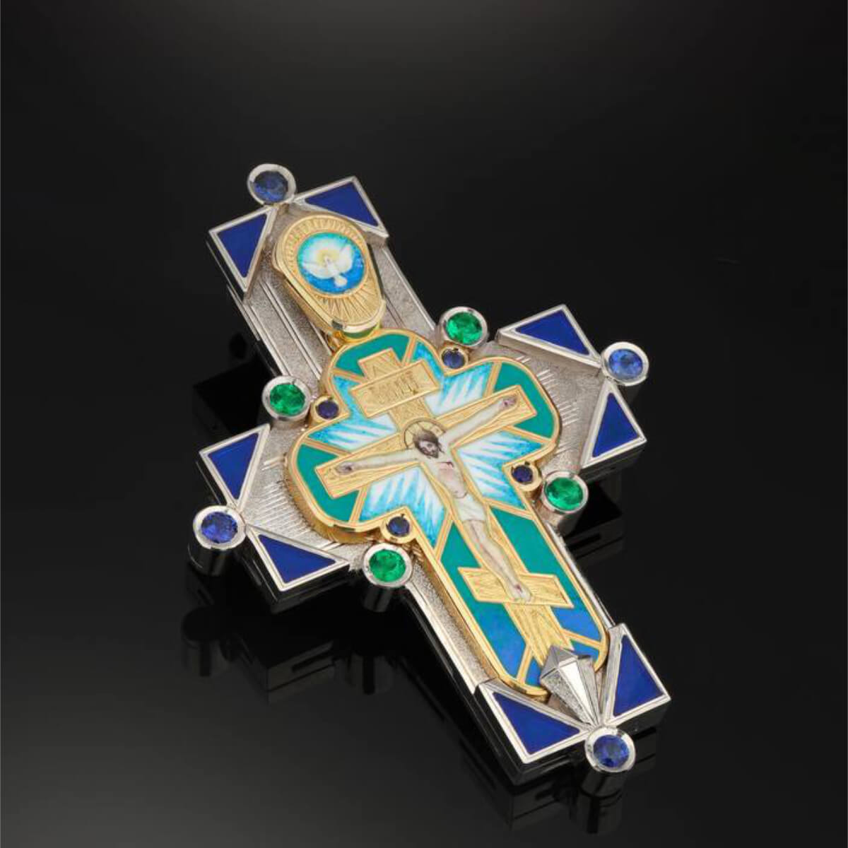 UNITY Double Cross Heirloom Pendant – 2-in-1 Baptism Cross