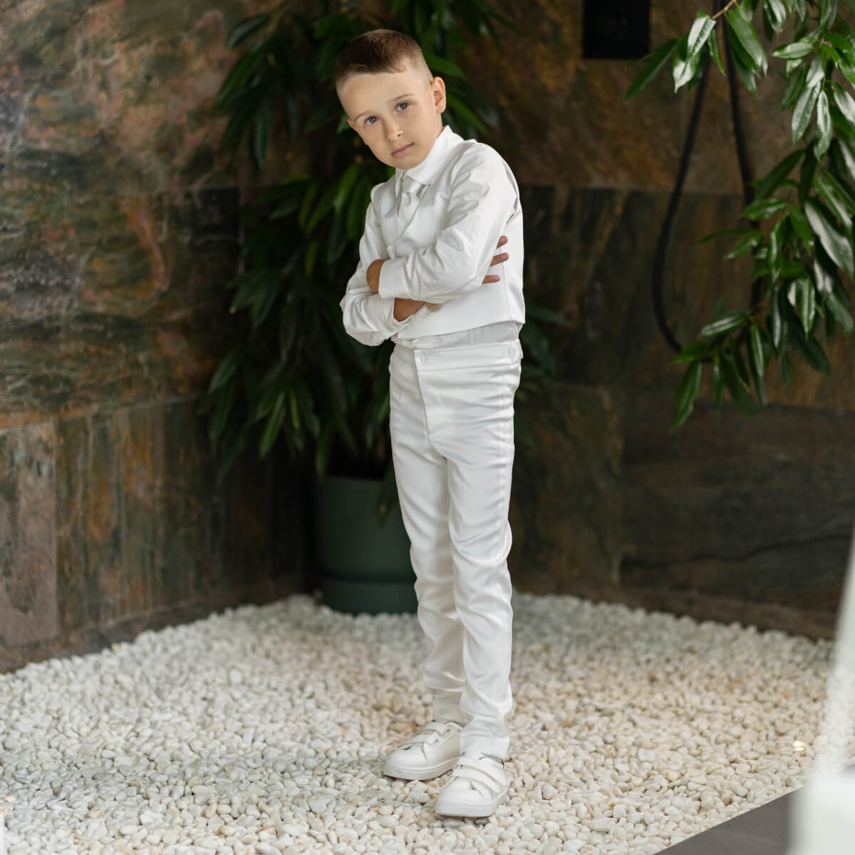 CHARLES Communion Boys Suit with Vest