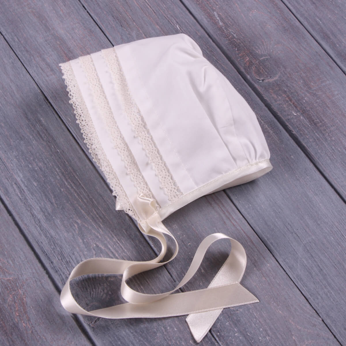 Baby Boy Christening Romper Set with Cap & Booties - DANIEL