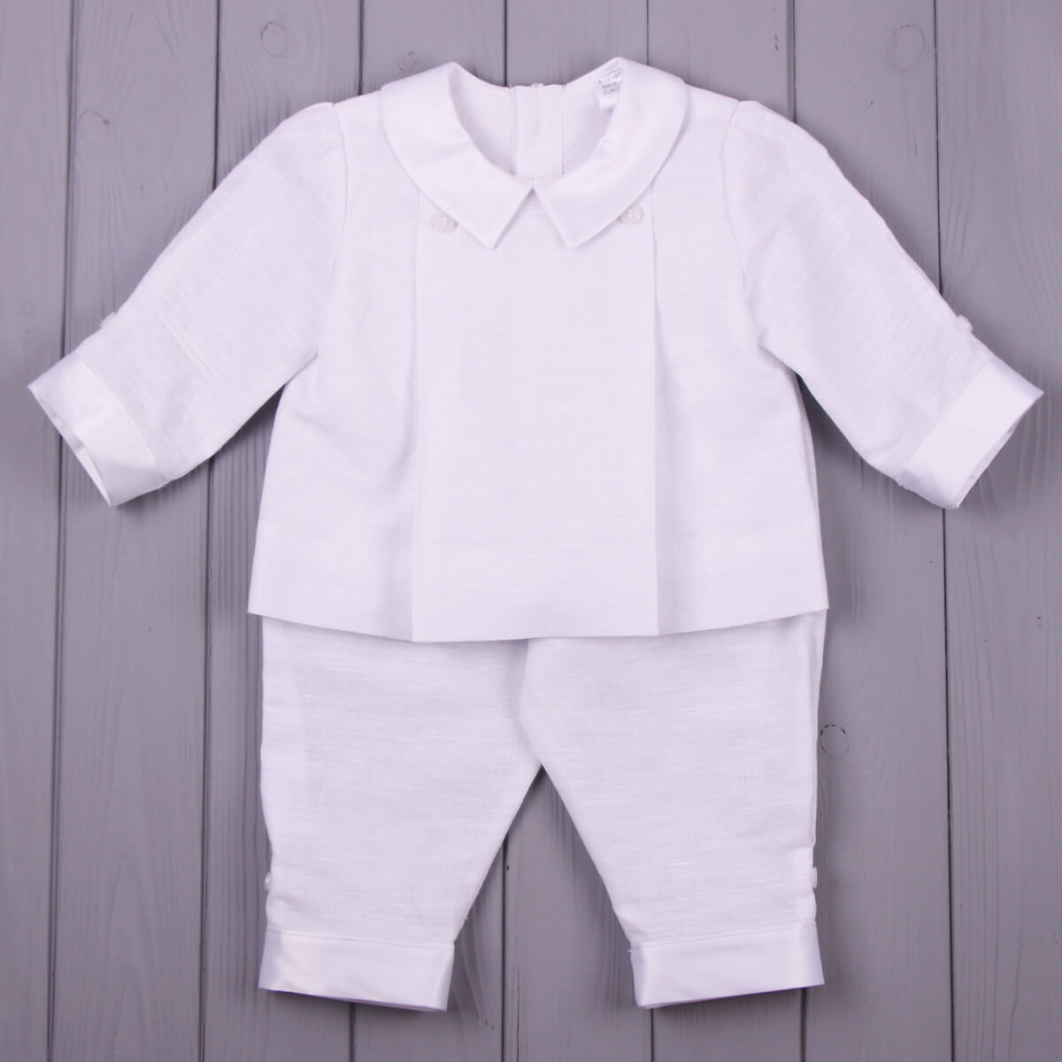 DAVID Linen Suit for Baby Boy