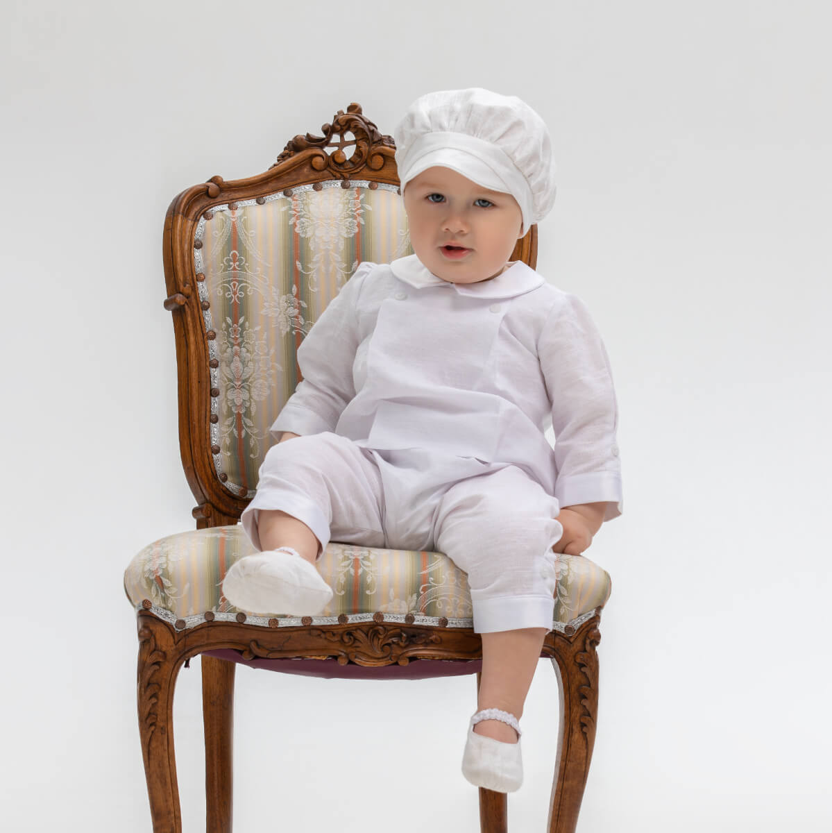 DAVID Linen Suit for Baby Boy