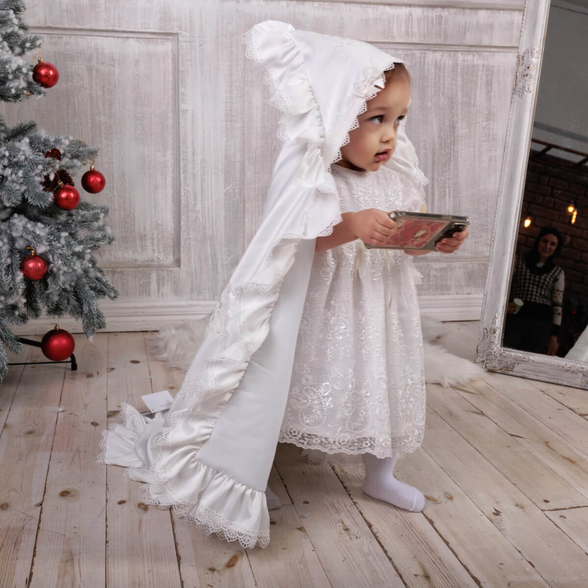 ELIZABETH Christening Blanket