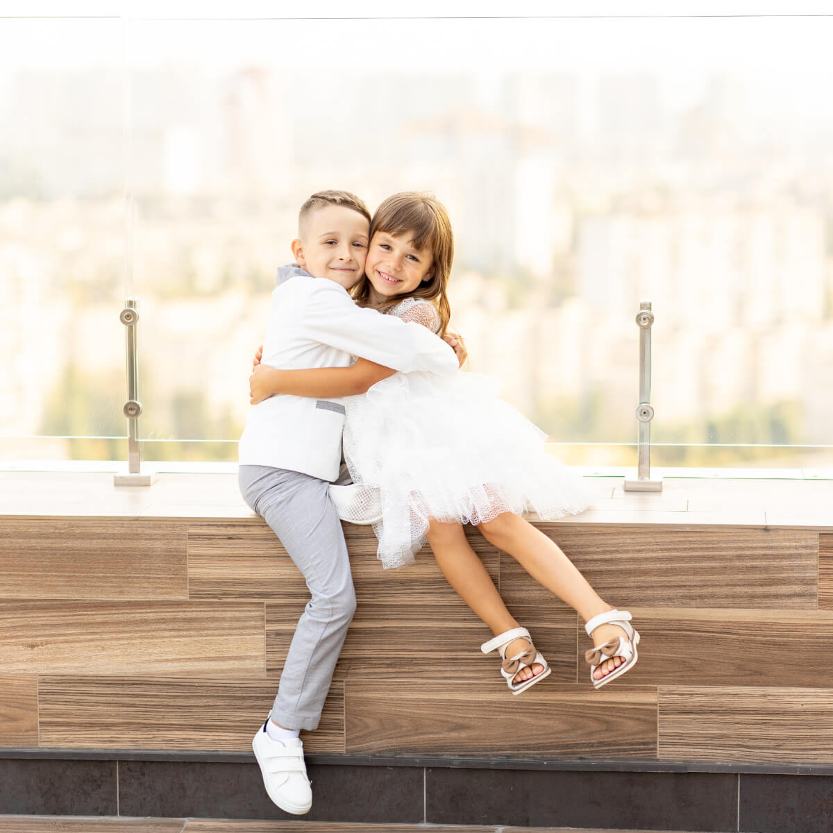FELIX First Communion Linen Suit - 4 Piece Outfit