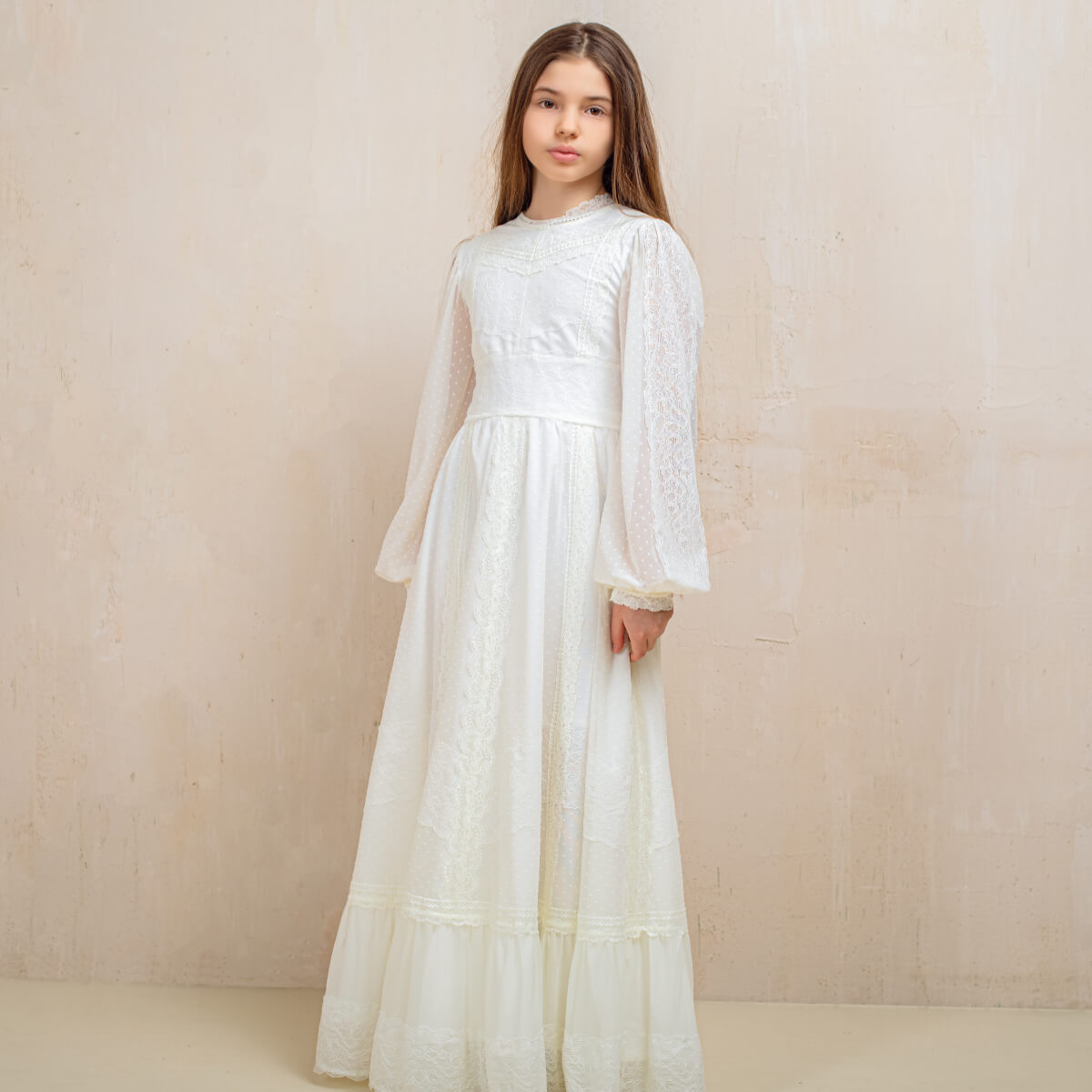 LUNA Boho First Communion Dress