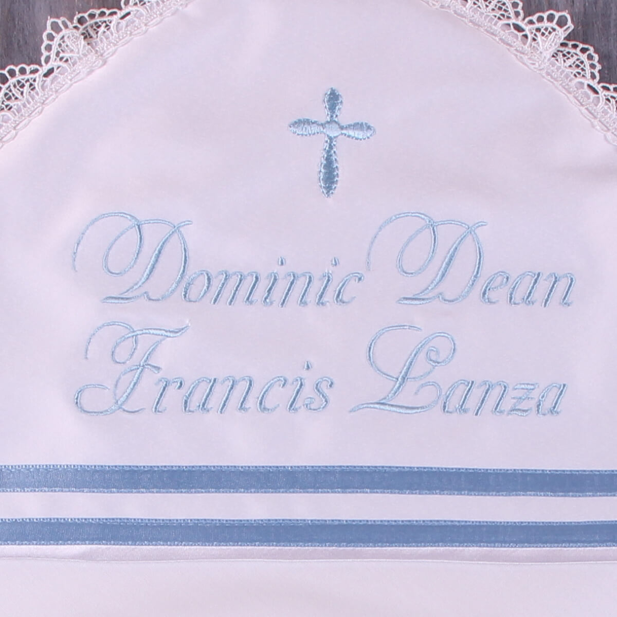 MARC Christening Blanket for Boys Baptism