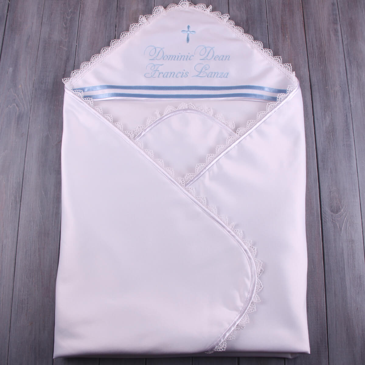 MARC Christening Blanket for Boys Baptism