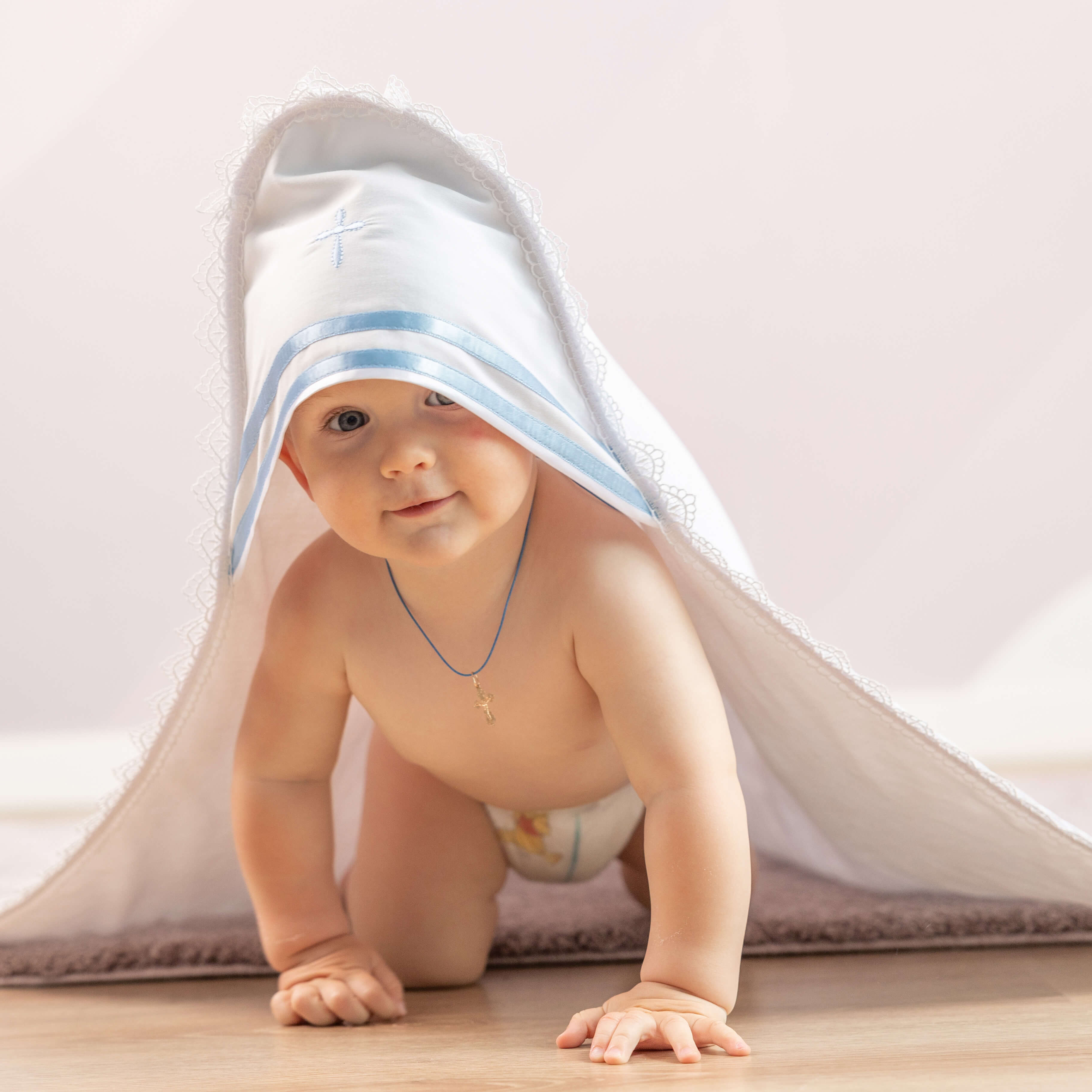 MARC Christening Blanket for Boys Baptism