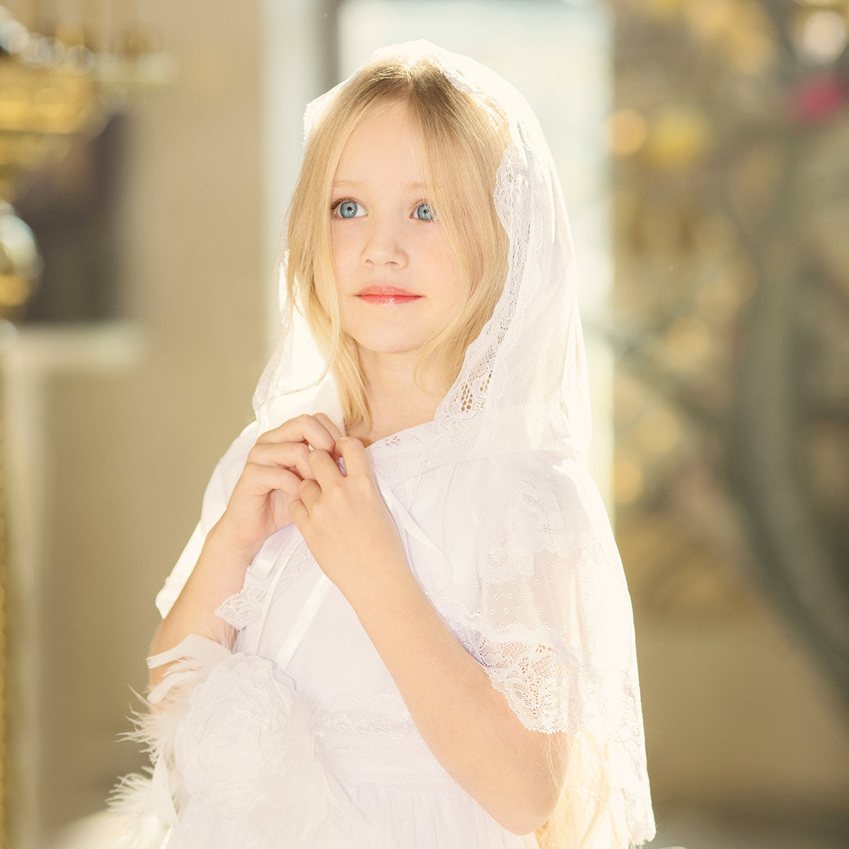 MELODY Girls Mantilla Veil