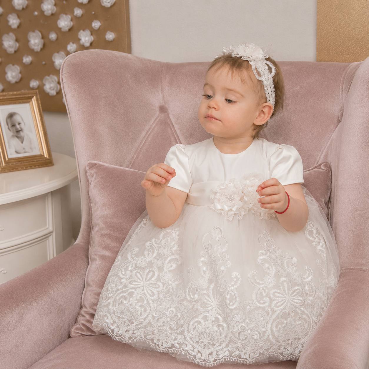 NICA Lace Christening Dress