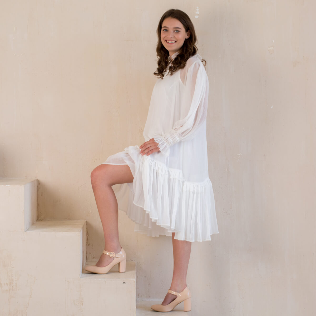 OCEAN Chiffon Woman Dress