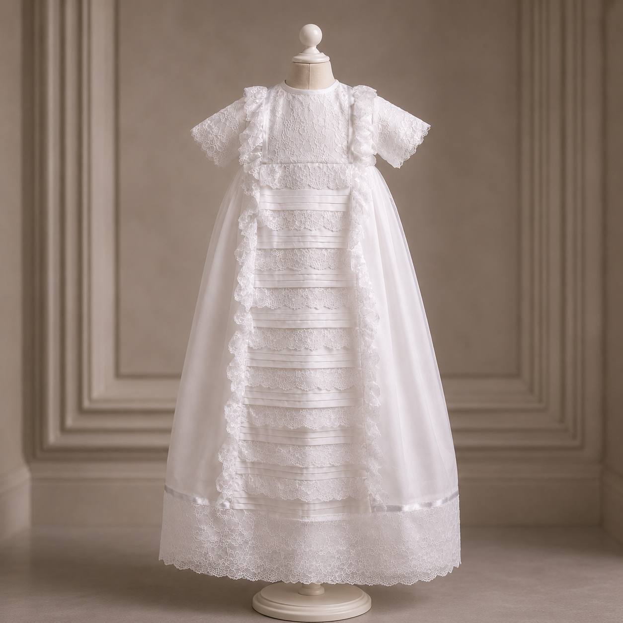 HEIRLOOM Long Baptism Gown for Boys & Girls