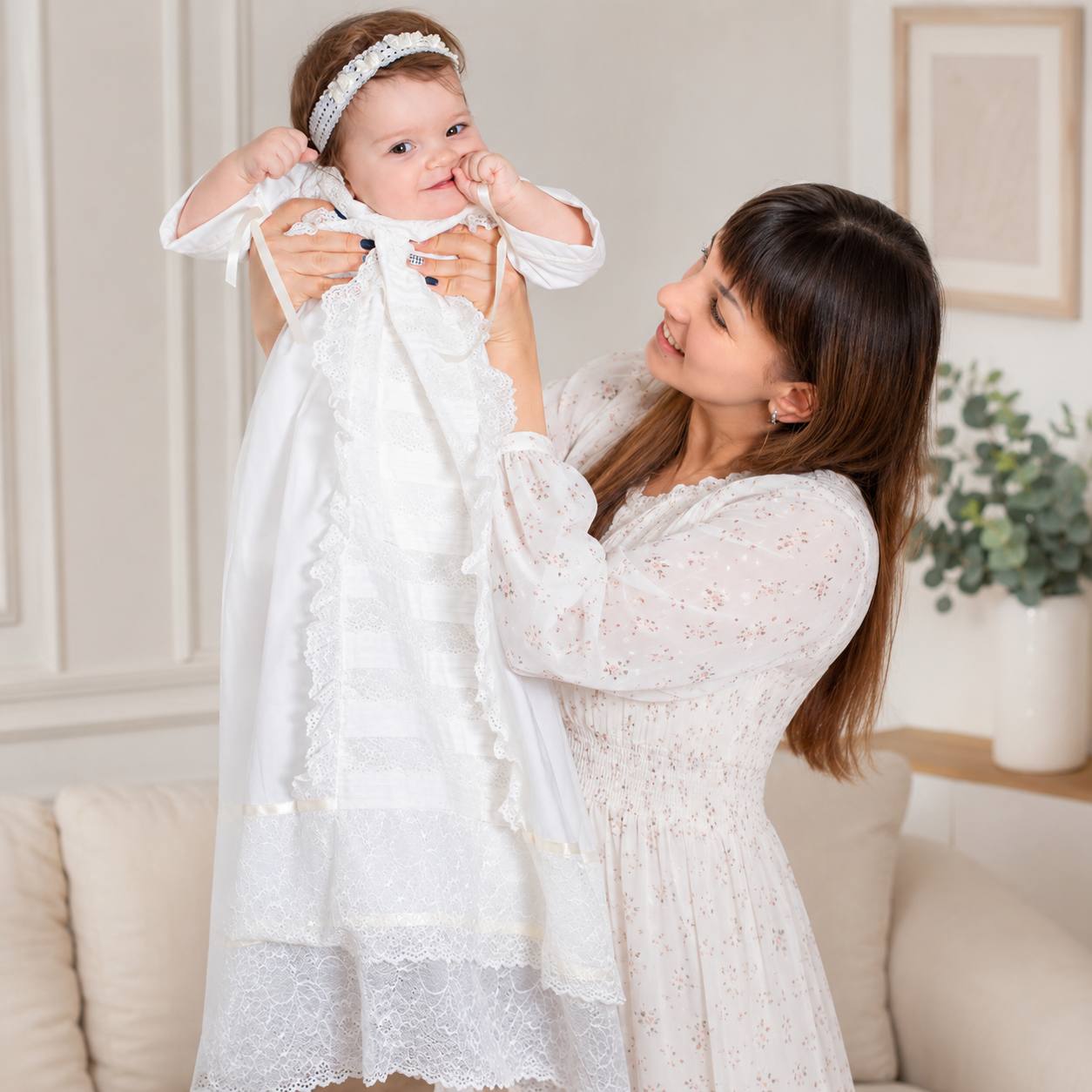 HEIRLOOM Long Baptism Gown for Boys & Girls