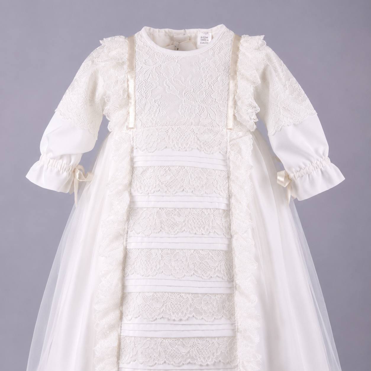 HEIRLOOM Long Baptism Gown for Boys & Girls