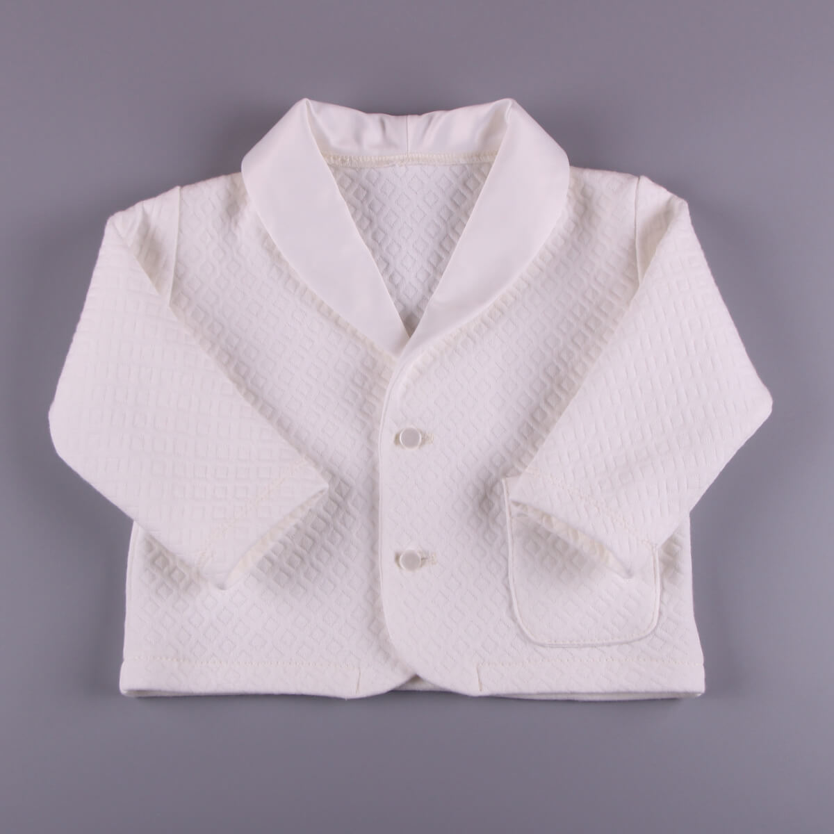 OLIVER Baptism Ivory Baby Boy 2-Piece Suit – Jacket & Trousers